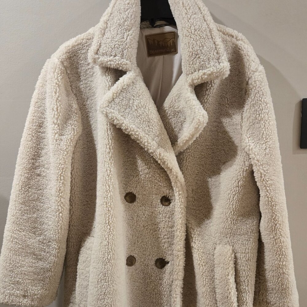 Faux Fur Coat, Bearpaw, women, size Xl, like new